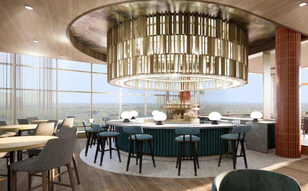 Circular bar in the center of Salt. 